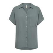 Short Sleeve Shirts Soyaconcept , Gray , Dames