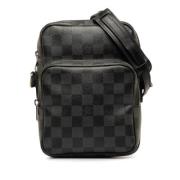 Pre-owned Canvas louis-vuitton-bags Louis Vuitton Vintage , Black , Da...