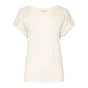 T-Shirts Cream , Beige , Dames