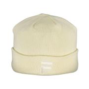 Geborduurde Witte Polyester Logo Cap Fila , White , Heren