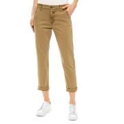 Beige Katoen Elastaan Broek Pepe Jeans , Beige , Dames