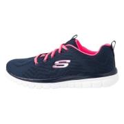 Graceful-Get Connect Sneakers Skechers , Blue , Dames