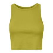 Eenvoudige en stijlvolle crop top Gestuz , Green , Dames