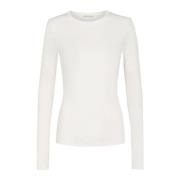 Zachte en Comfortabele Witte Blouse Sofie Schnoor , White , Dames