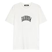 Off White Jersey T-Shirt Barrow , White , Heren