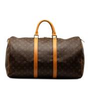 Pre-owned Canvas louis-vuitton-bags Louis Vuitton Vintage , Brown , Da...