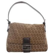 Pre-owned Canvas fendi-bags Fendi Vintage , Brown , Dames