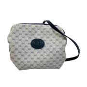 Pre-owned Canvas gucci-bags Gucci Vintage , Blue , Dames