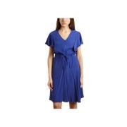 Koningsblauwe Ruffle Jurk Tinsels , Blue , Dames