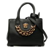 Pre-owned Leather handbags Versace Pre-owned , Black , Dames