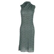 Pre-owned Wool dresses Missoni Pre-owned , Green , Dames