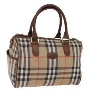 Pre-owned Canvas travel-bags Burberry Vintage , Beige , Dames