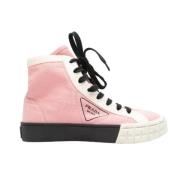 Pre-owned Canvas sneakers Prada Vintage , Pink , Dames