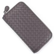 Pre-owned Leather wallets Bottega Veneta Vintage , Purple , Dames