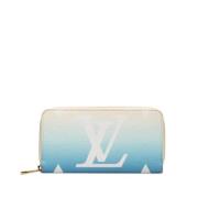 Pre-owned Canvas wallets Louis Vuitton Vintage , Blue , Dames