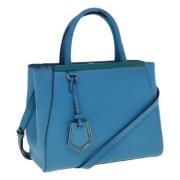 Pre-owned Leather fendi-bags Fendi Vintage , Blue , Dames