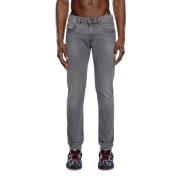 Slim-Fit Rits Jeans 2019 Diesel , Gray , Heren