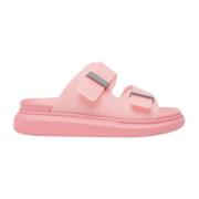 Roze Hybride Rubberen Sandalen Alexander McQueen , Pink , Dames