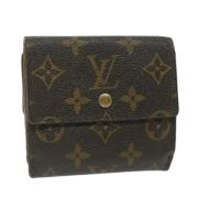 Pre-owned Canvas wallets Louis Vuitton Vintage , Brown , Dames