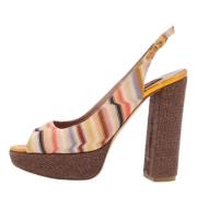 Pre-owned Fabric sandals Missoni Pre-owned , Multicolor , Dames