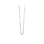 Pre-owned White Gold necklaces Cartier Vintage , Gray , Dames