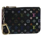 Pre-owned Canvas wallets Louis Vuitton Vintage , Black , Dames