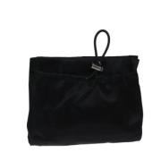 Pre-owned Leather pouches Prada Vintage , Black , Dames