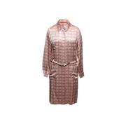 Pre-owned Silk dresses Chanel Vintage , Pink , Dames