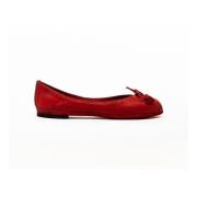 Rode Ballerina Schoenen Voor Dames Outlet Pantofola d'Oro , Red , Dame...