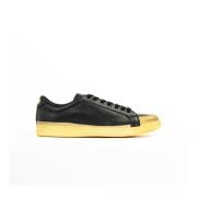 Zwarte Leren Sneakers voor Mannen en Vrouwen Pantofola d'Oro , Black ,...