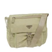 Pre-owned Nylon prada-bags Prada Vintage , Beige , Dames