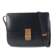 Pre-owned Leather shoulder-bags Celine Vintage , Black , Dames