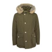 Arctische Anorak Groene Militaire Stijl Woolrich , Green , Heren