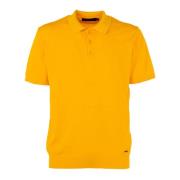 Heren Polo Shirt Geel Zomer Stijl Liu Jo , Yellow , Heren