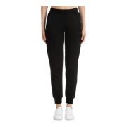 Elastische Taille Joggers met Logo Emporio Armani EA7 , Black , Dames