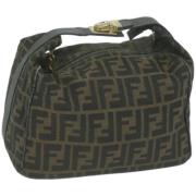 Pre-owned Canvas handbags Fendi Vintage , Brown , Dames