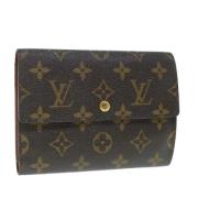 Pre-owned Canvas wallets Louis Vuitton Vintage , Brown , Dames