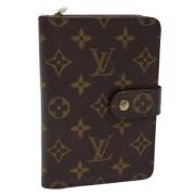 Pre-owned Canvas wallets Louis Vuitton Vintage , Brown , Dames