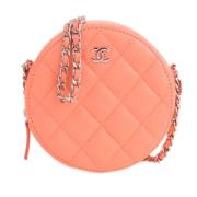 Pre-owned Leather shoulder-bags Chanel Vintage , Pink , Dames