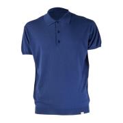 Heren Polo Shirt Blauw Denim Liu Jo , Blue , Heren