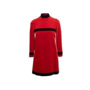 Pre-owned Velvet dresses Chanel Vintage , Red , Dames