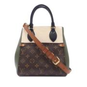 Pre-owned Leather handbags Louis Vuitton Vintage , Brown , Dames