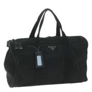 Pre-owned Nylon travel-bags Prada Vintage , Black , Dames