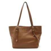 Pre-owned Leather prada-bags Prada Vintage , Brown , Dames