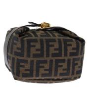 Pre-owned Canvas handbags Fendi Vintage , Brown , Dames