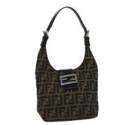 Pre-owned Canvas fendi-bags Fendi Vintage , Black , Dames