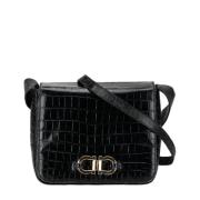 Pre-owned Leather crossbody-bags Salvatore Ferragamo Pre-owned , Black...