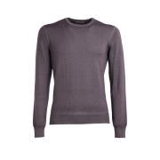 Grijze Crew Neck Sweater Vengera , Gray , Heren