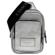 Pre-owned Leather shoulder-bags Coach Pre-owned , Gray , Dames