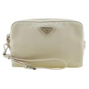 Pre-owned Nylon prada-bags Prada Vintage , Beige , Dames